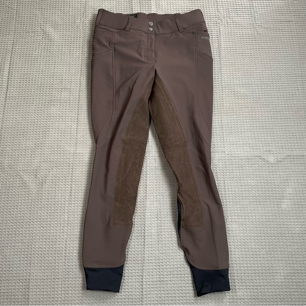 Ariat Pro Series Prelude Riding Breeches 22 Reg Womens Tradition Full Seat Brown
